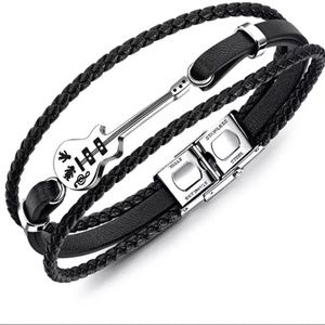 Men guitar bracelet